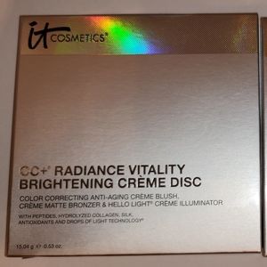 It Cosmetics CC+ Radiance Vitality Brightening Creme Disc~ NIB